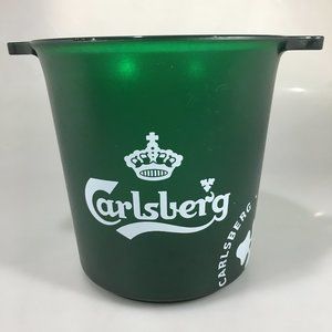 Carlsberg Copenhagen Beer Green Ice Bucket Acrylic